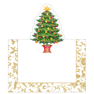 Gilded Tree Place Cards Die Cut Package 8 In