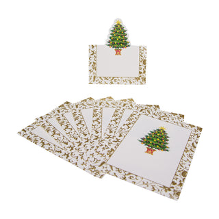 Gilded Tree Place Cards Die Cut Package 8 In