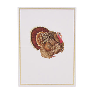 Turkey Place Cards Die Cut Package 8 In