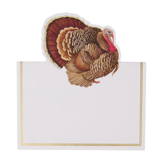 Turkey Place Cards Die Cut Package 8 In