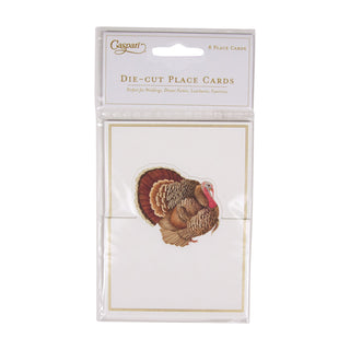 Turkey Place Cards Die Cut Package 8 In