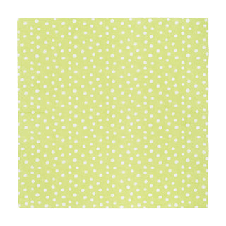 Small Dots Spring Green Cocktail Napkins - 20 Per Package