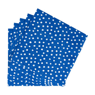 Small Dots Royal Blue Napkin Luncheon