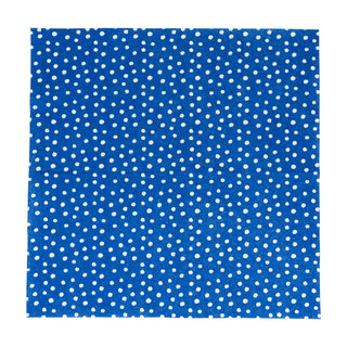 Small Dots Royal Blue Luncheon Napkins - 20 Per Package