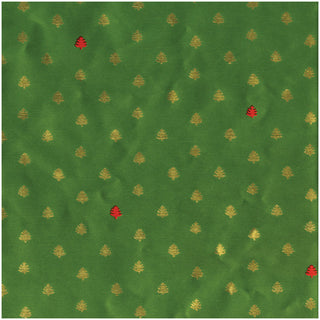 Tiny Trees Gift Wrapping Paper in Green & Red - 76 cm  x 1.8 m  Roll