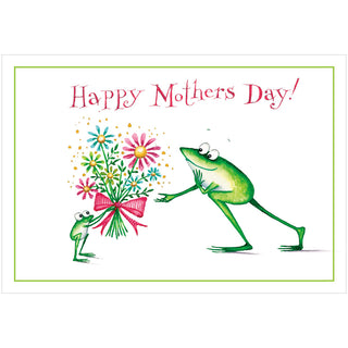 Mother'S Day Frogs Mother's Day Greeting Card - 1 card with envelope