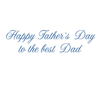 Madras Dad Father's Day Greeting Card - 1 card with envelope