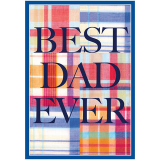 Madras Dad Father's Day Greeting Card - 1 card with envelope