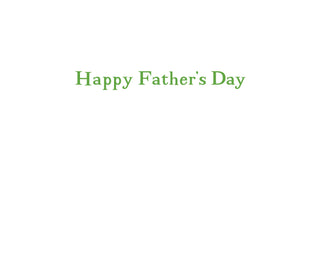 I Love You Paw Father's Day Greeting Card - 1 card with envelope
