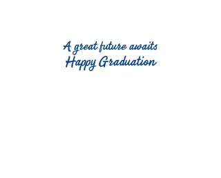 Change The World Graduation Greeting Card - 1 card with envelope
