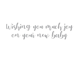 Sweetest Dreams Foil Baby Die Cut Greeting Card - 1 card with envelope