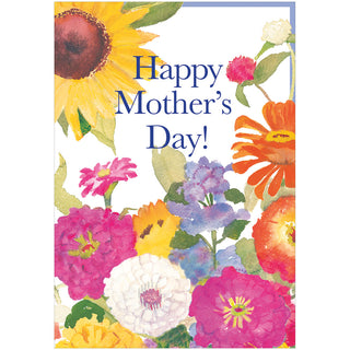 Midsummer Blooms Mother's Day Greeting Card - 1 card with envelope