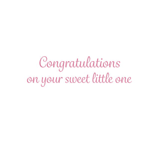 IT'S A GIRL STRIPE EDAY N SIZE BABY SHOWER DIE-CUT