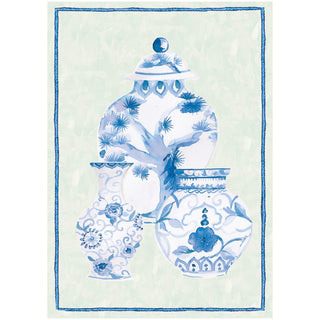 Glazed Porcelain Assorted Boxed Note Cards - includes 8 notes & envelopes