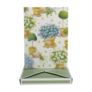 Potted Hydrangeas Assorted Boxed Note Cards - includes 8 notes & envelopes