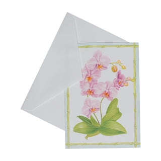 Orchid Conservatory Assorted Boxed Note Cards - includes 8 notes & envelopes