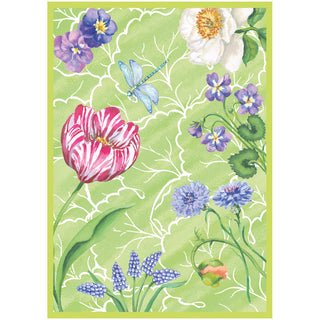 Floral Majolica Assorted Boxed Note Cards - includes 8 notes & envelopes