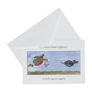 Who's Walking Who? Assorted Boxed Note Cards - includes 8 notes & envelopes