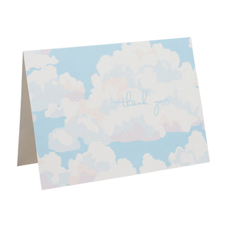 Blue Skies Thank You Notes - 8 Note Cards & 8 Envelopes