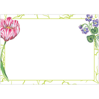 Floral Majolica Correspondence Cards - includes 12 cards & envelopes