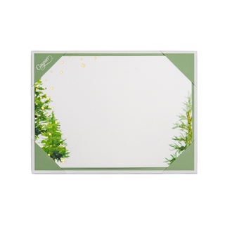 White Christmas Foil Correspondence Cards - includes 20 Correspondence Cards