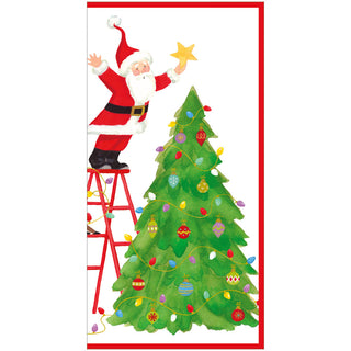 Santa And Helper Money Card - Package of 4 cards with envelopes