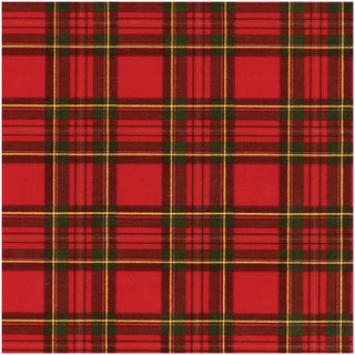 Royal Plaid Foil Gift Wrapping Paper - 76 cm  x 1.8 m  Roll