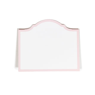 Arch Petal Pink Place Card 8 In Die-Cut