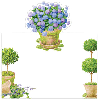 Potted Hydrangeas Place Cards - 8 Per Package