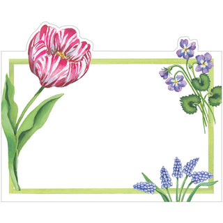 Floral Majolica Place Cards - 8 Per Package