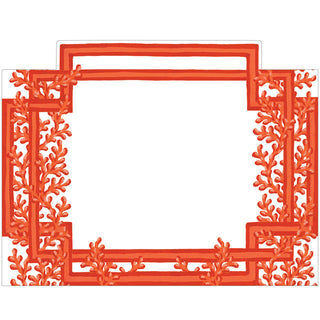 Coral And Trellis Coral Place Cards - 8 Per Package