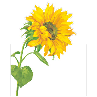 Sunflower Field Place Card - 8 In