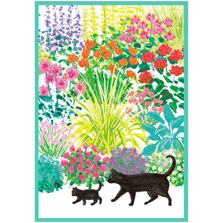 Mom Cat And Kitten Blank Greeting Card - 1 card with envelope