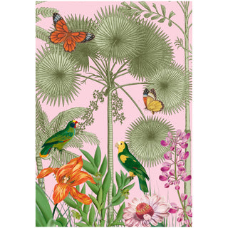 Paradise Garden Blank Greeting Card - 1 card with envelope