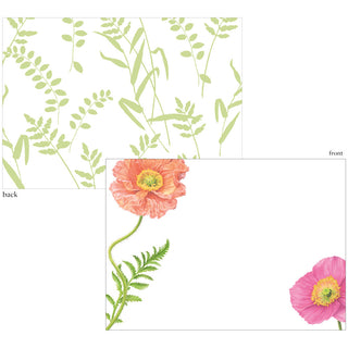 Poppy Correspondence Cards - includes 12 cards & envelopes