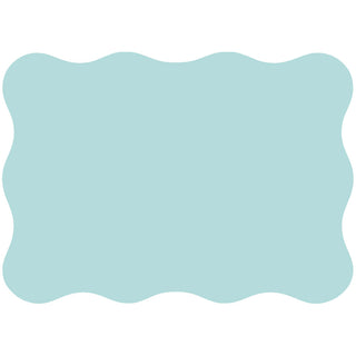 Scallop Border Robin'S Egg Die Cut Correspondence Cards - includes 12 cards & envelopes
