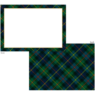 William Tartan Correspondence Cards - includes 12 cards & envelopes