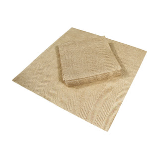Jute Natural-Paper Linen Napkin Airlaid Cocktail-15 In