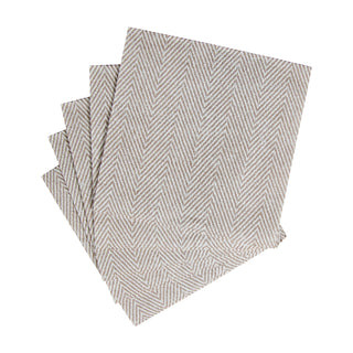 Jute Flax-Paper Linen Napkin Airlaid Cocktail-15 In