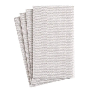 Jute Flax-Paper Linen Guest Towels Airlaid - 12 In
