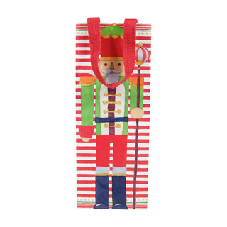 March Of The Nutcrackers Bottle Bag 5 X 3 1/2 X 13