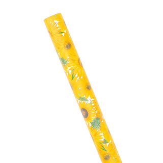 Sunflowers Roll Wrap 30 Inch X 8Ft-2 Inch Core