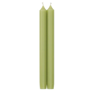 Moss Green Duet Crown Candles-12 In Candle Crown Pairs-12 Inches
