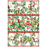 Jingle Elves Christmas Crackers - 8 Per Box