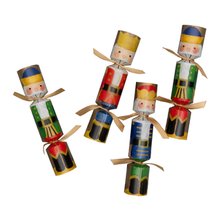 Painted Nutcrackers Celebration Crackers - includes 12 Celebration Crackers