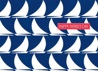 Sail Away Father's Day Greeting Card - 1 card with envelope