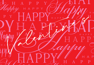 Happy Happy Valentine'S Valentine Greeting Card - 1 card with envelope