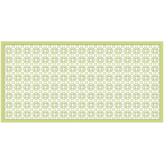 Garden Trellis Tablecover-Green Fabc Cotton Tblcvr-120X60
