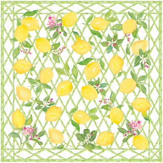 Limoncello Fabric Cotton Napkins - Set of 4
