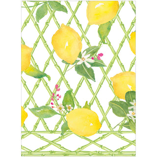 Limoncello Cotton Canvas Fabric Tea Towel